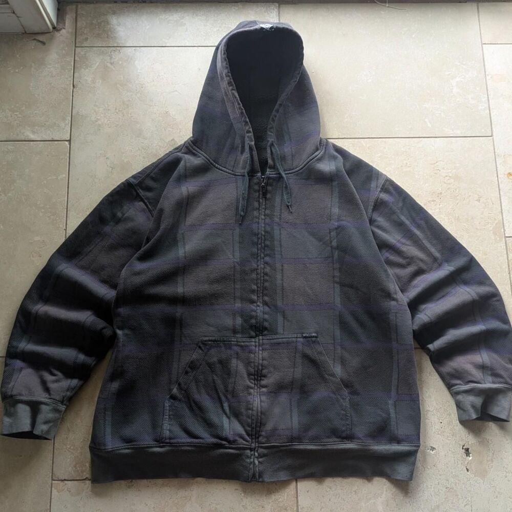 Current-elliott Men's Grey and Purple Hoodie